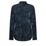 Zoso blouse Astrid  Petrol/Zwart